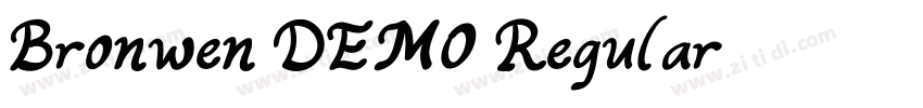 Bronwen DEMO Regular字体转换